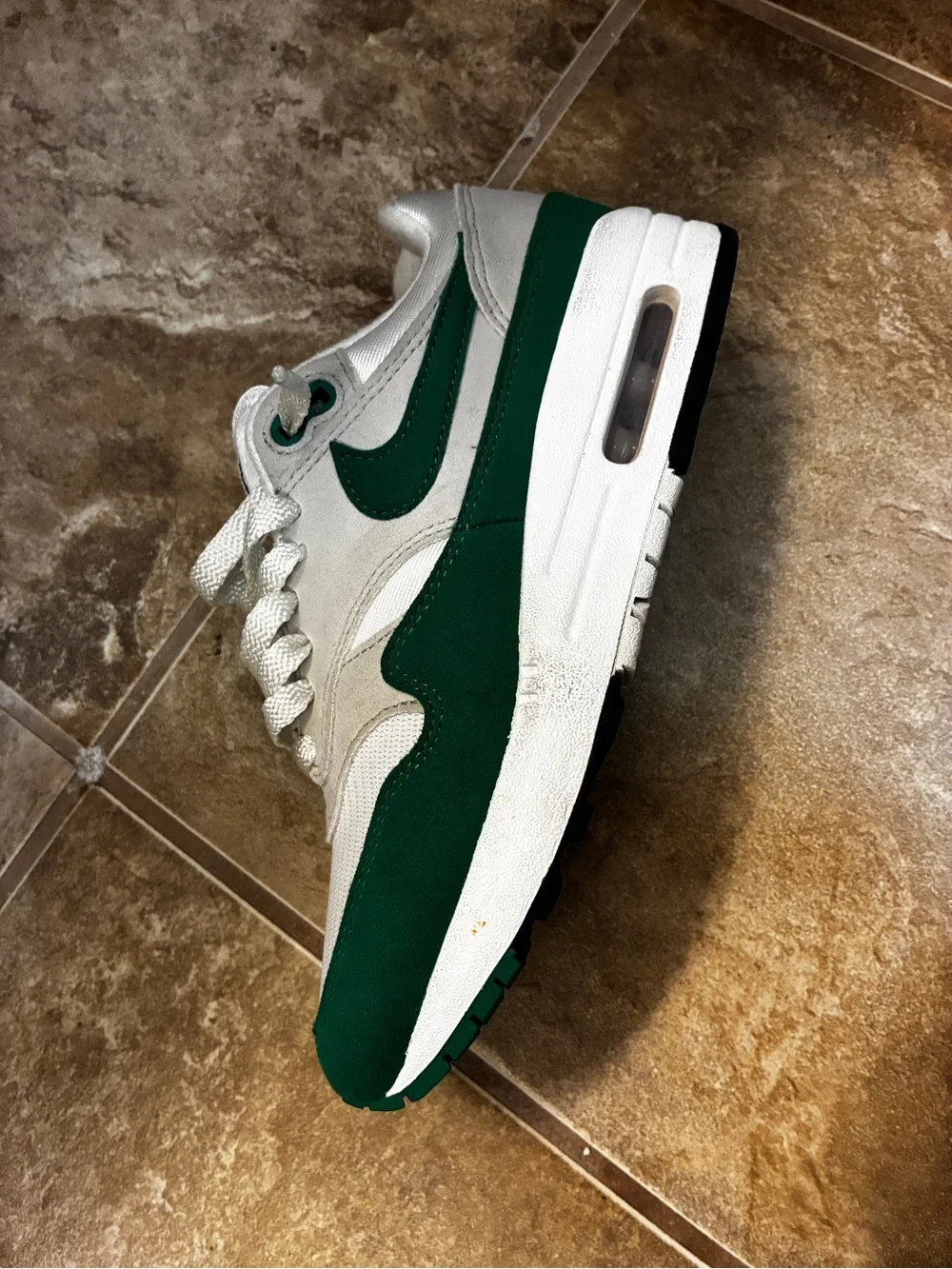 Nike Air Max Sneakers - White & Green